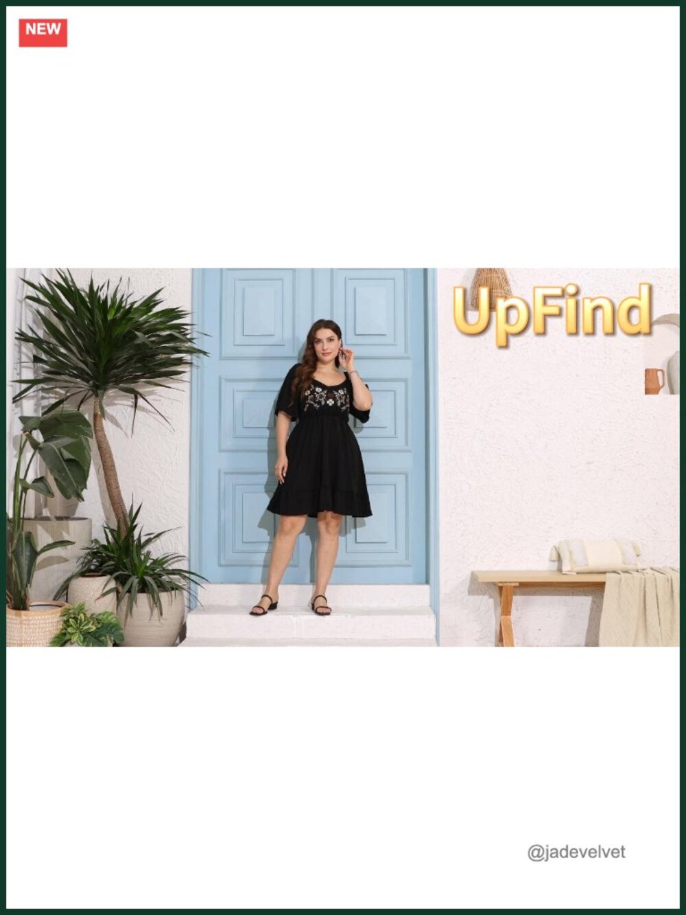 Plus Size Western Embroidered A-Line Country Concert Dress Elasti - Picture 6 of 6
